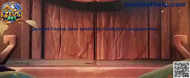 Jackpot Casino Zeus tabela de símbolos e pagamentos
